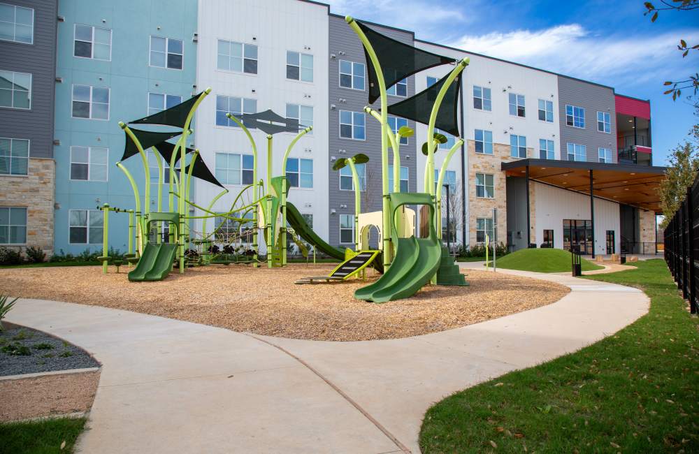 Playground at Norman Commons in , Texas