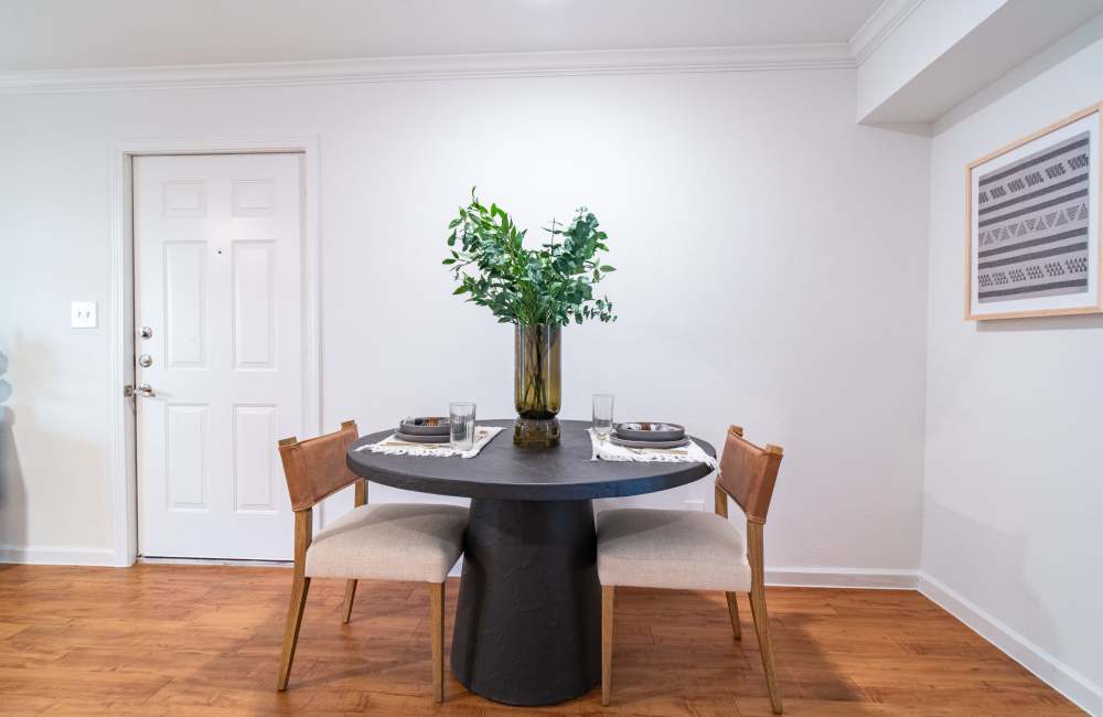 Dining area at The Lowell at Mueller in Austin, Texas