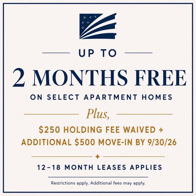 2 Months Free Rent. Call Tuscany at Gabriella Pointe today for details