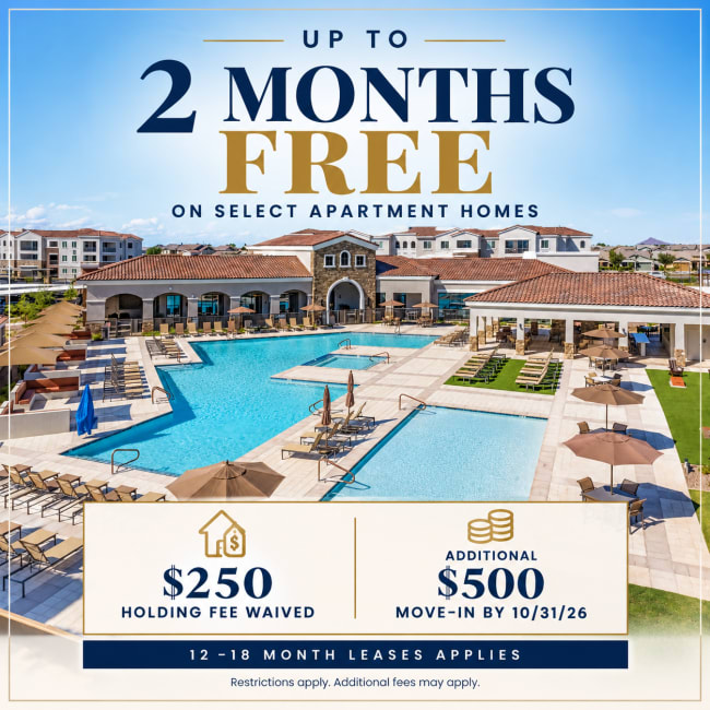 2 Months Free Rent Concession in October