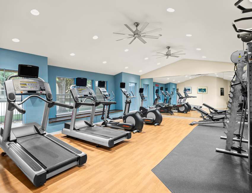Fitness Center at Villas at Oakwell Farms in San Antonio, Texas
