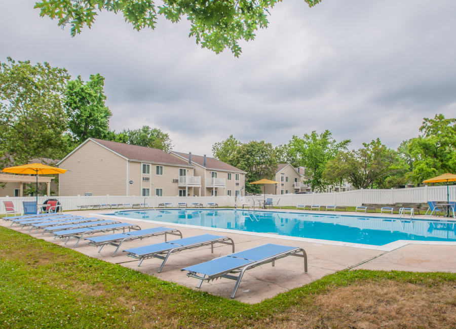 Swimming pool at a community in New jersey at First Montgomery Group in Haddon Township, New Jersey