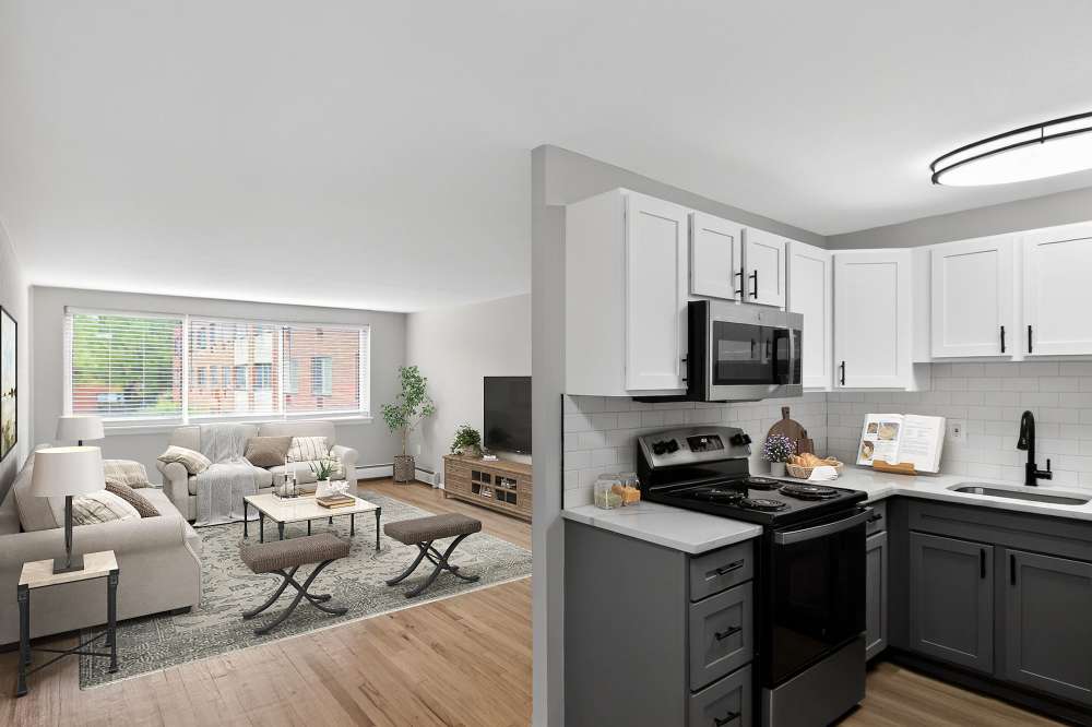 Kitchen at Eagle Rock Apartments at West Hartford in West Hartford, Connecticut