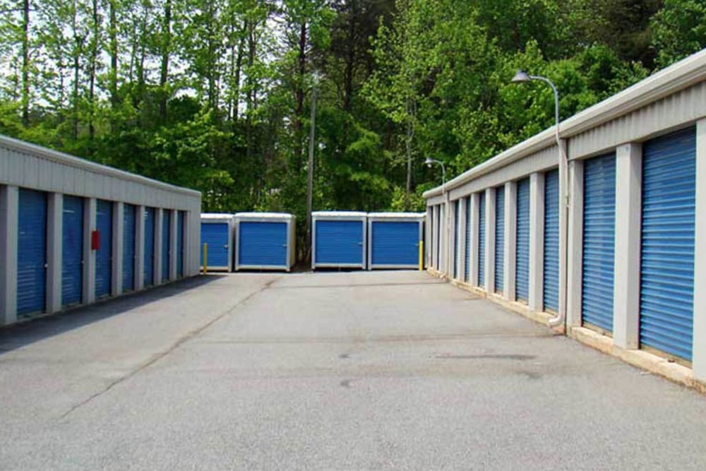outdoor units at AAA Self Storage at Brookford Industrial Dr in Kernersville, North Carolina