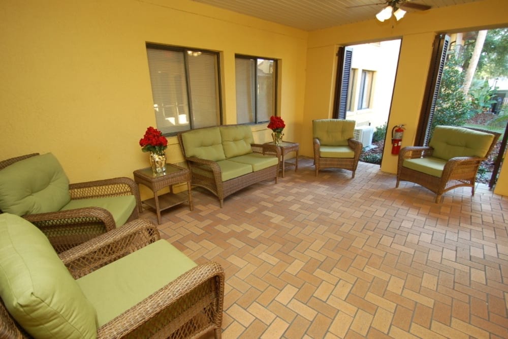 Seating area at Grand Villa of Altamonte Springs in Florida