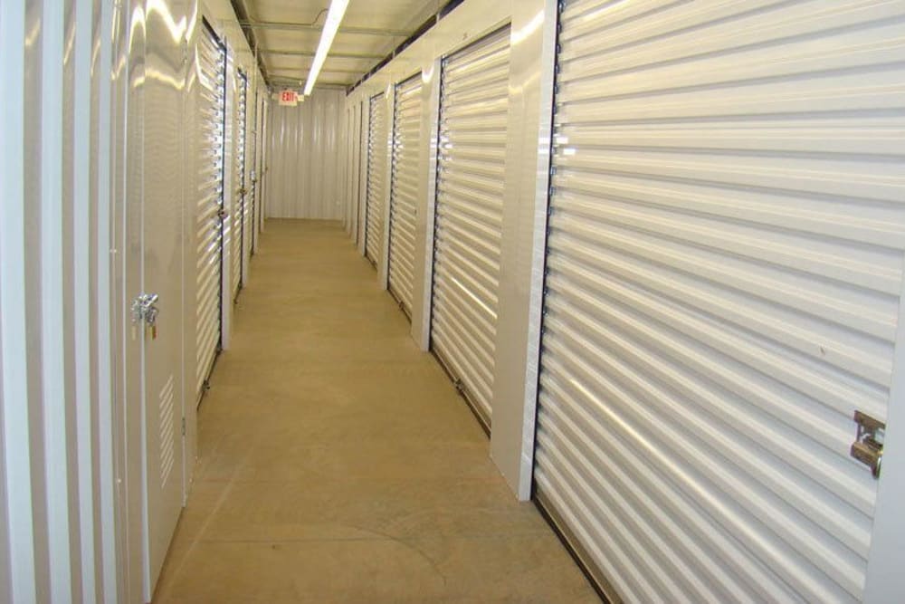 indoor units at AAA Self Storage at Willard Dairy Rd in High Point, North Carolina