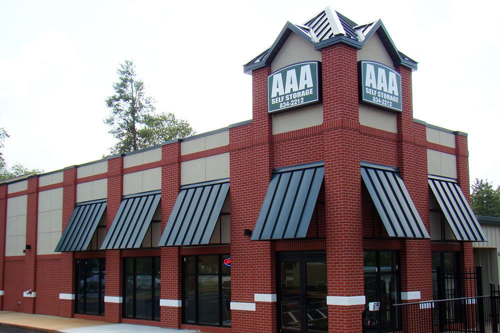 street view of building at AAA Self Storage at W Friendly Ave in Greensboro, North Carolina