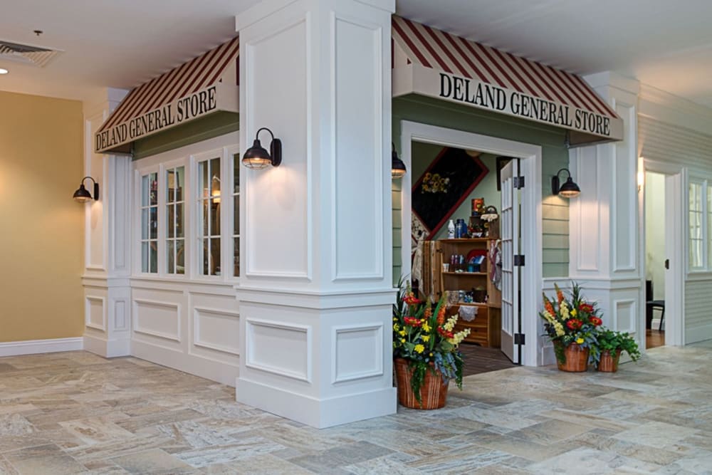 Front entrance at Grand Villa of DeLand in Florida