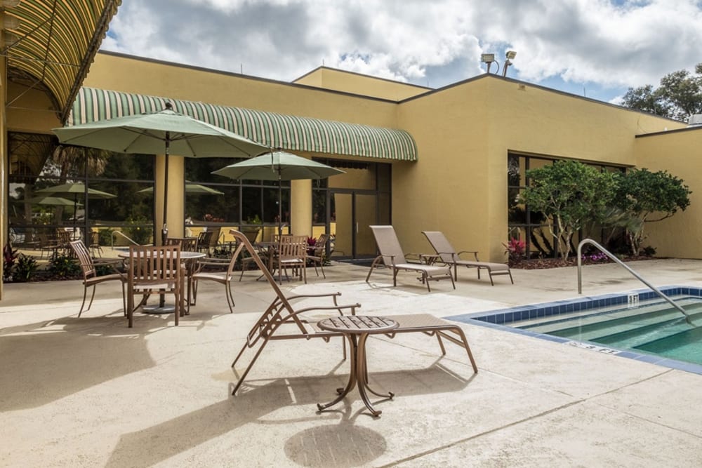 Outdoor pool at Grand Villa of DeLand in Florida