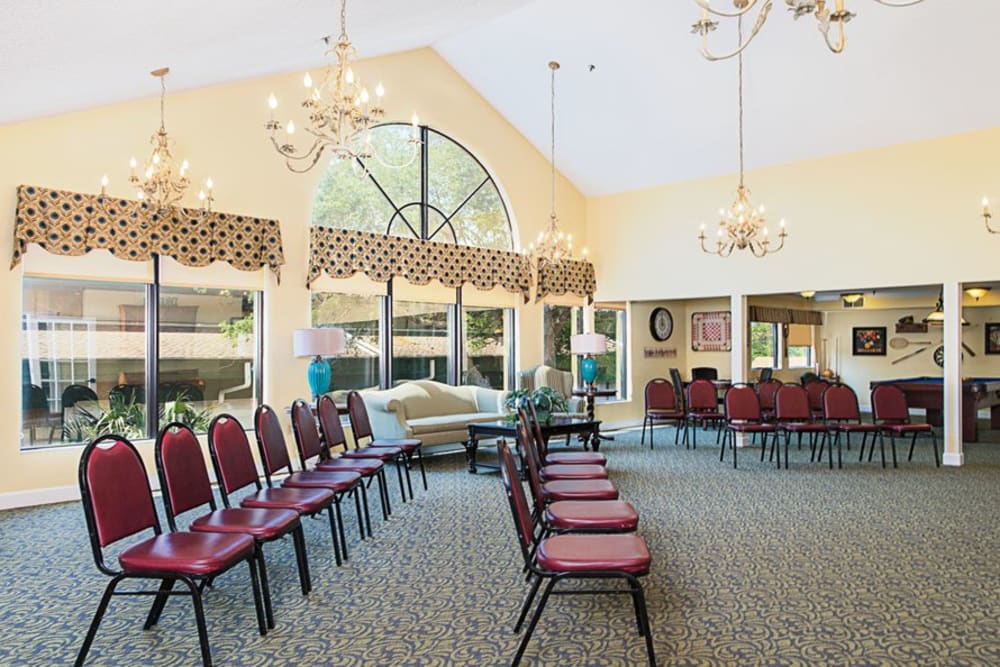 Large hall at Grand Villa of Ormond Beach in Florida