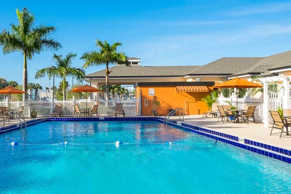 Swimming pool at Grand Villa of Melbourne in Florida