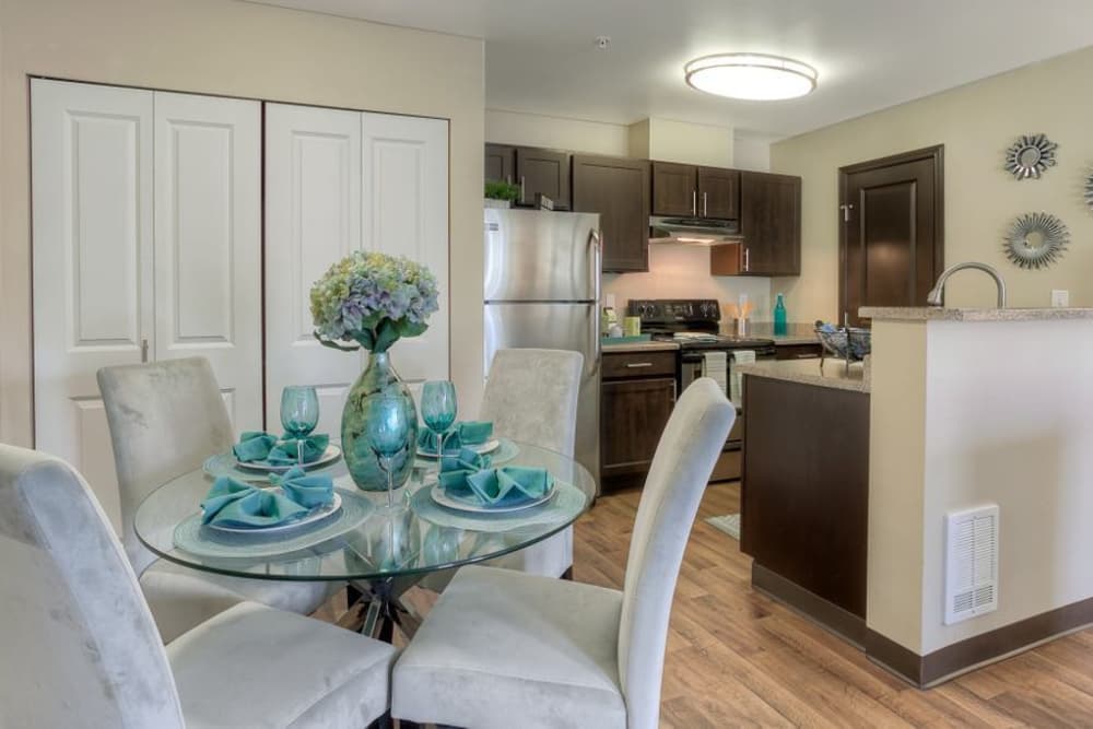 Kitchen at Pebble Cove Apartments in Renton