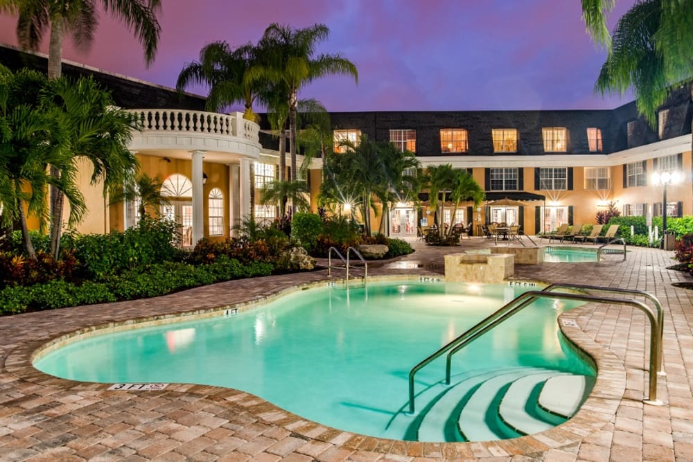 Soaking pool at Grand Villa of Delray West in Florida