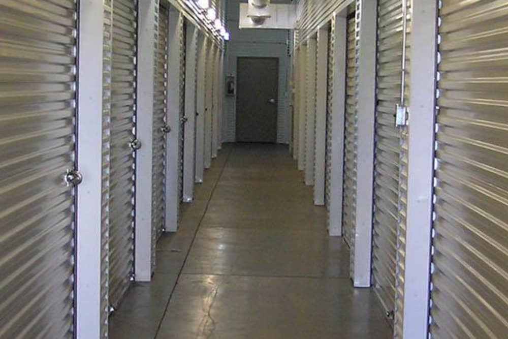 Storage hallway at Interstate U-Stor in Reno, Nevada