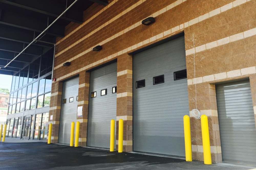 Large loading dock doors for moving trucks at GoodFriend Self-Storage White Plains Road, Bronx/Mt Vernon in Mt. Vernon, New York