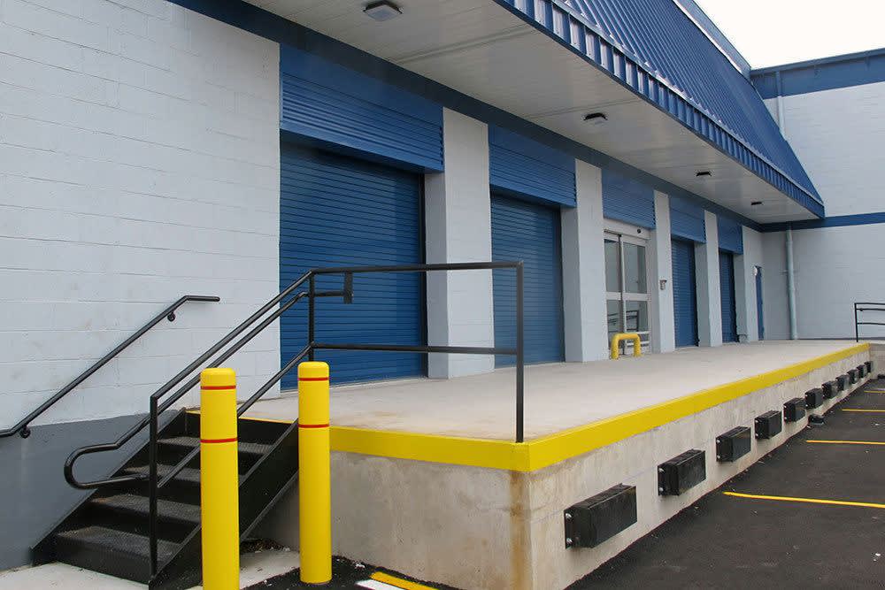 Large loading and unloading area at GoodFriend Self-Storage North Bergen in North Bergen, New Jersey