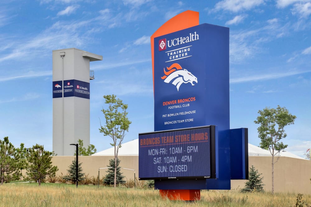 Our Apartments in Englewood, Colorado are conveniently located near the Denver Broncos Training Center