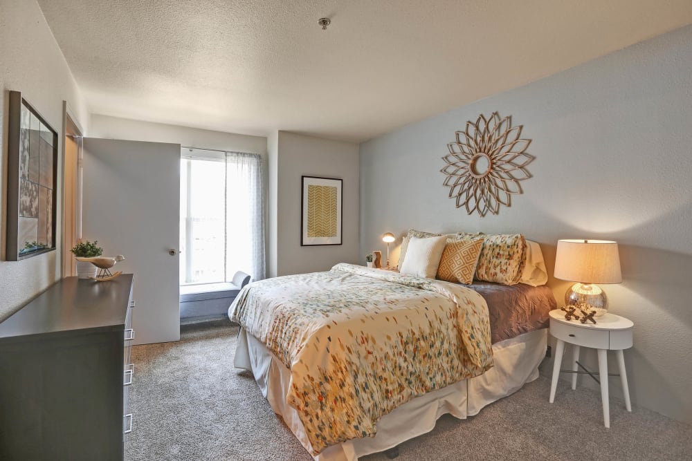 Bedroom at The Pines at Castle Rock Apartments in Castle Rock, Colorado