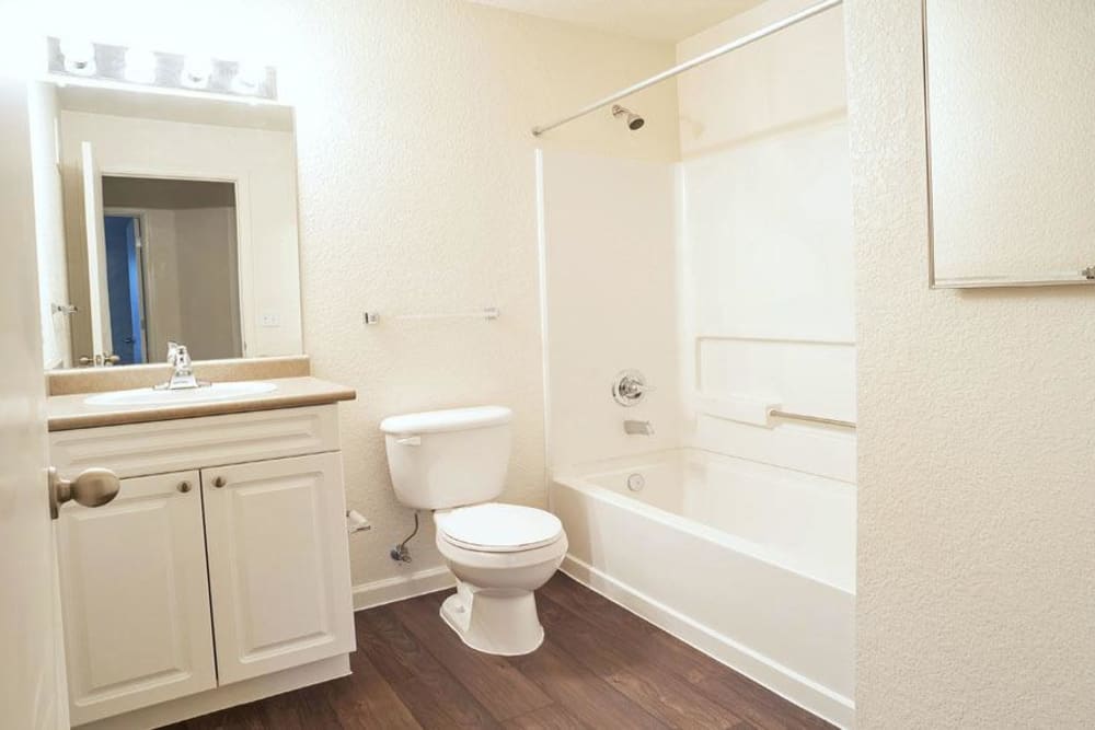 Bathroom at Waterford Place Apartments in Loveland, Colorado