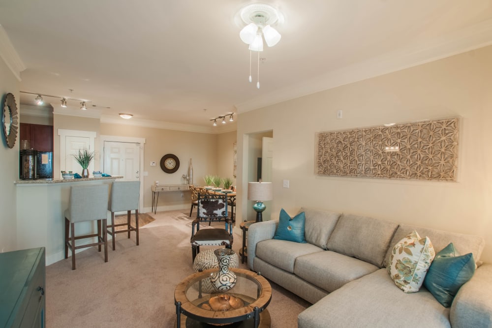 Open floor plans at Riverside Parc Apartments in Atlanta, GA