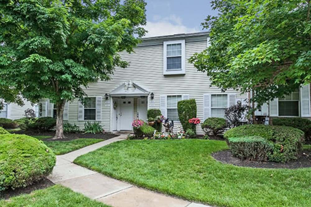 Beautiful patio at Tory Estates Apartment Homes in Clementon, NJ