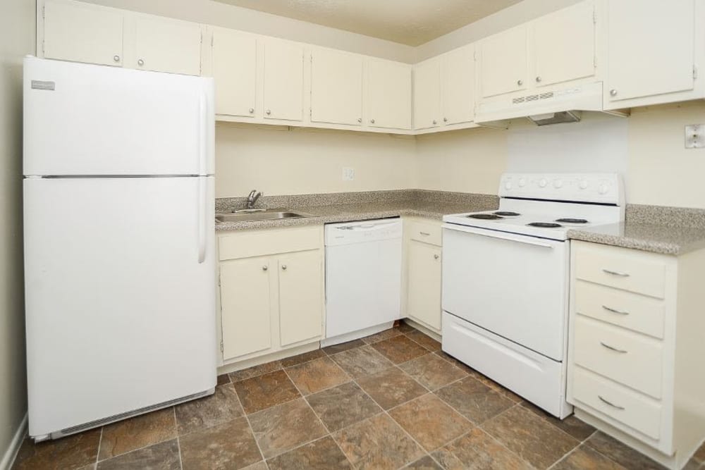 Kitchen at Westwood Gardens Apartment Homes in West Deptford, NJ