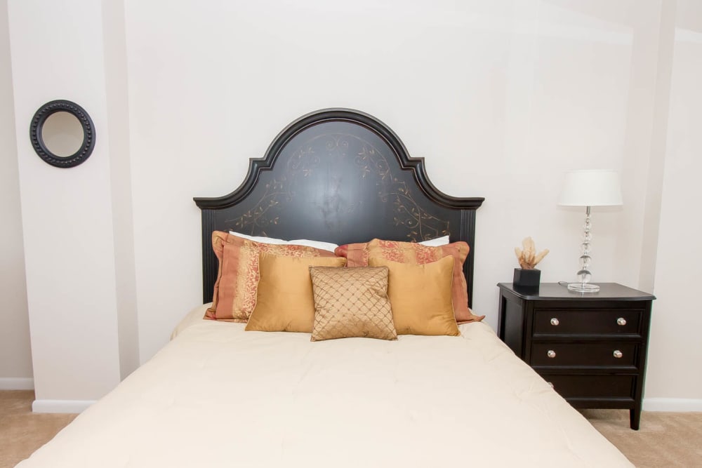 Bedroom at apartments in Newport News, VA