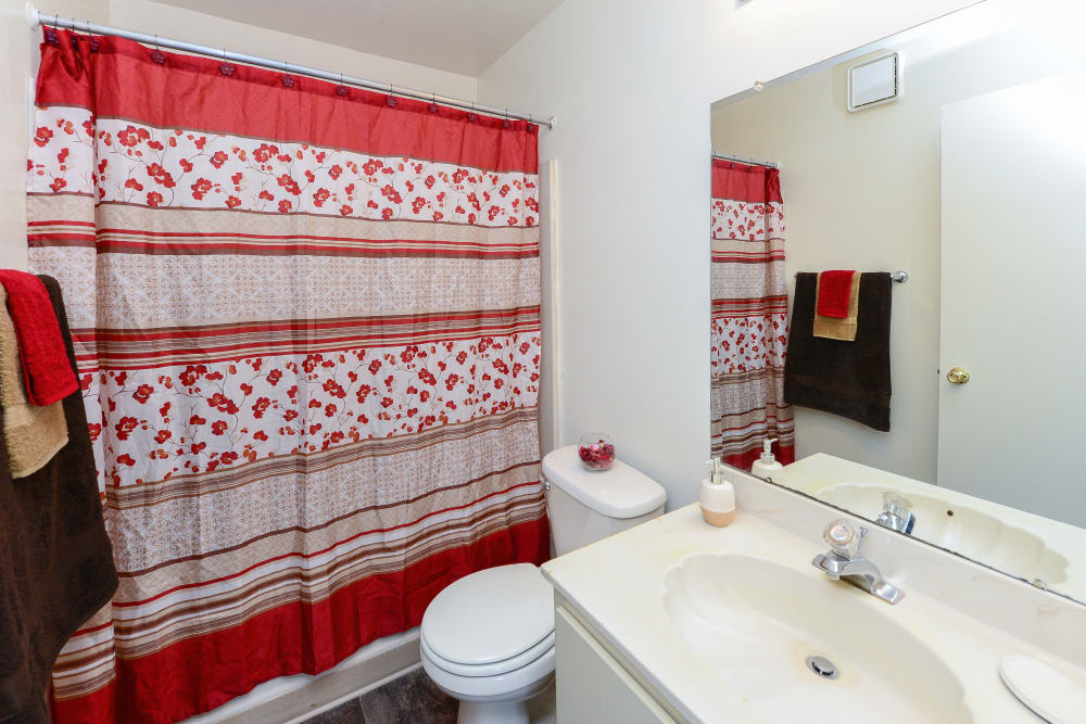 Bathroom at Tory Estates Apartment Homes in Clementon, New Jersey