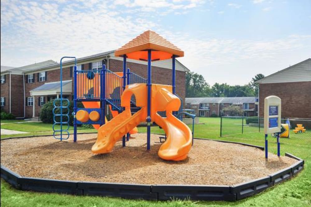 Beautiful playground at Longview Apartment Homes in Wilmington, DE