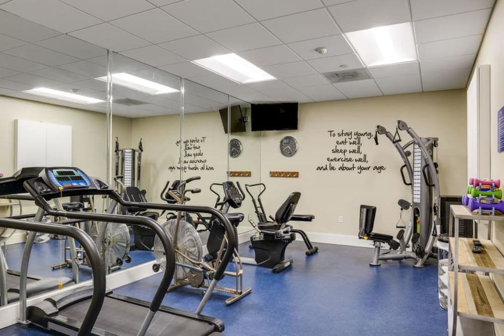 Workout room at Grand Villa of Fort Myers in Florida