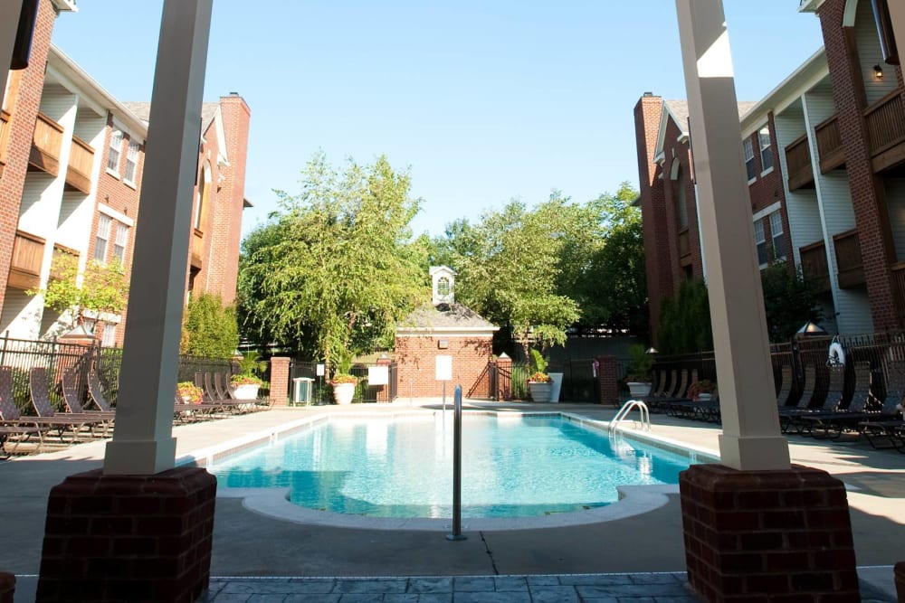 Swimming pool at Beaumont Farms Apartments in Lexington, Kentucky