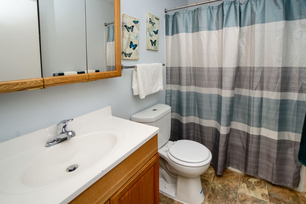 Our apartments in Baltimore, MD offer a bathroom