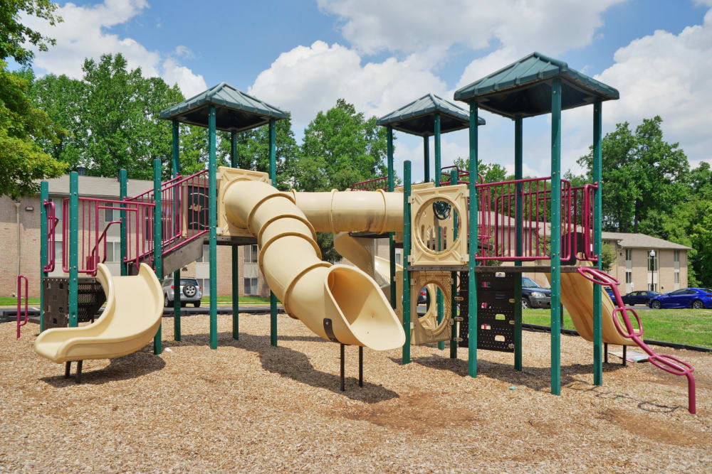 A playground that is great for entertaining at apartments in Glen Burnie, Maryland