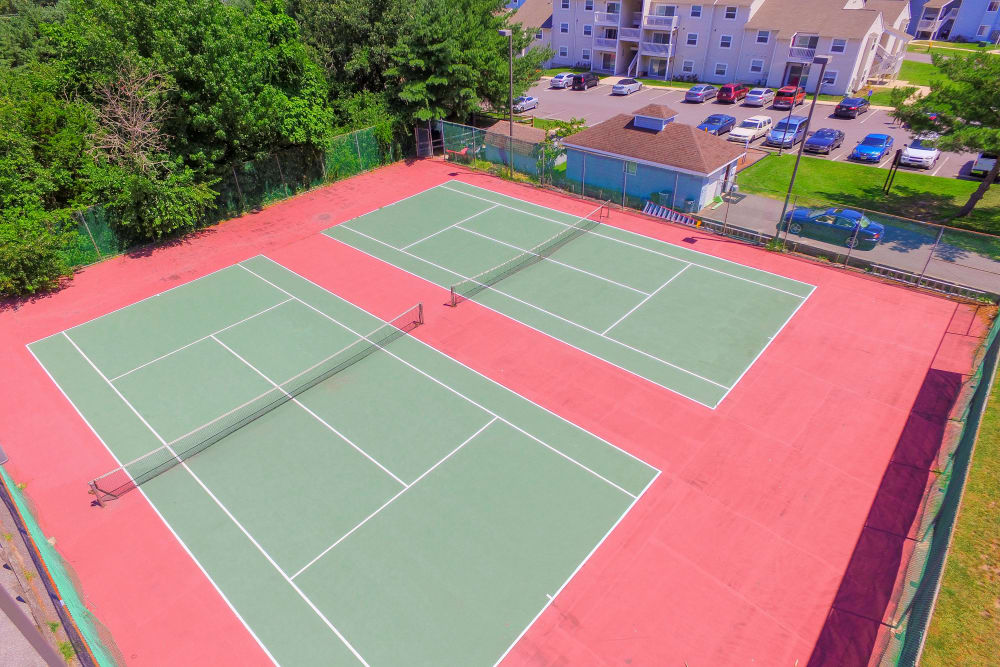 Tennis courts at The Landings Apartment Homes in Absecon, New Jersey