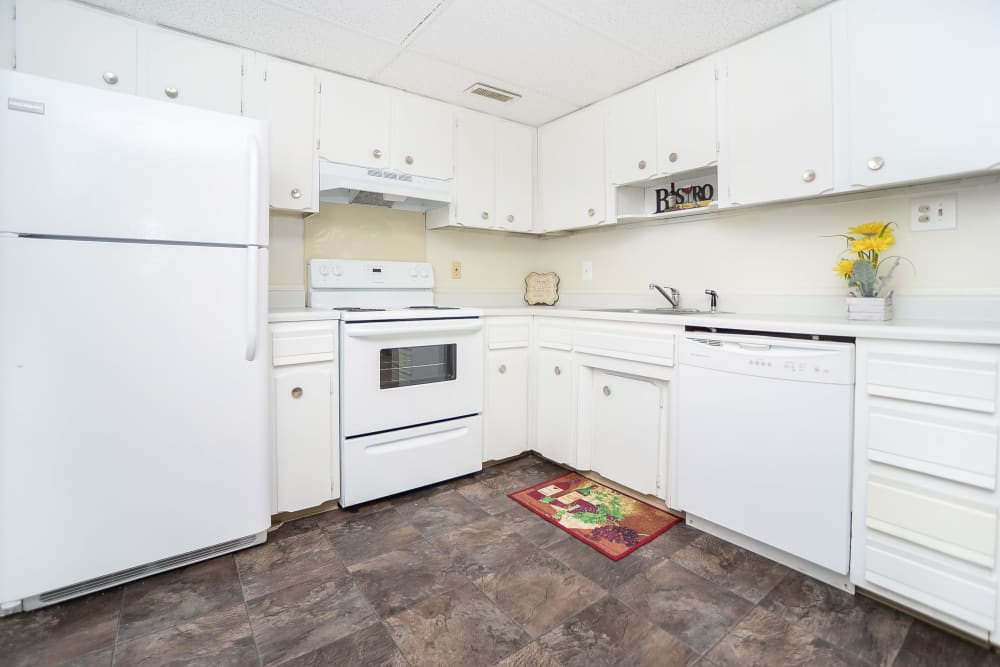 Natrually well-lit kitchen at apartments in Vineland, New Jersey