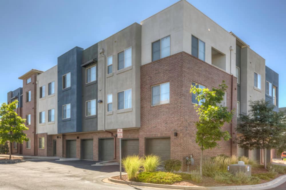 Beautiful exterior at The Rail at Inverness in Englewood, CO