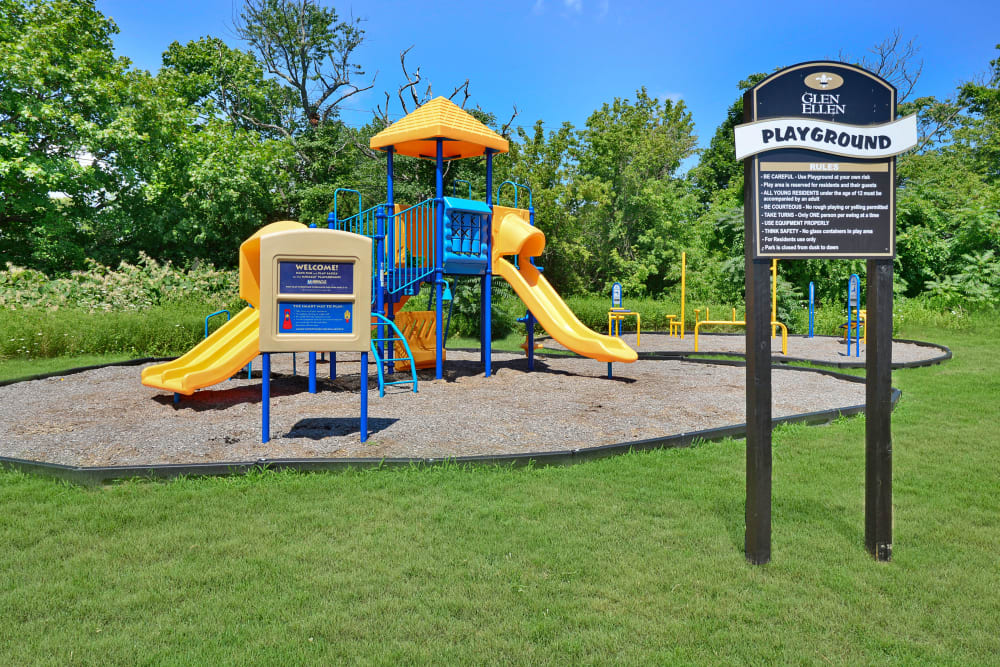 Beautiful playground at Glen Ellen Apartment Homes in Long Branch, NJ