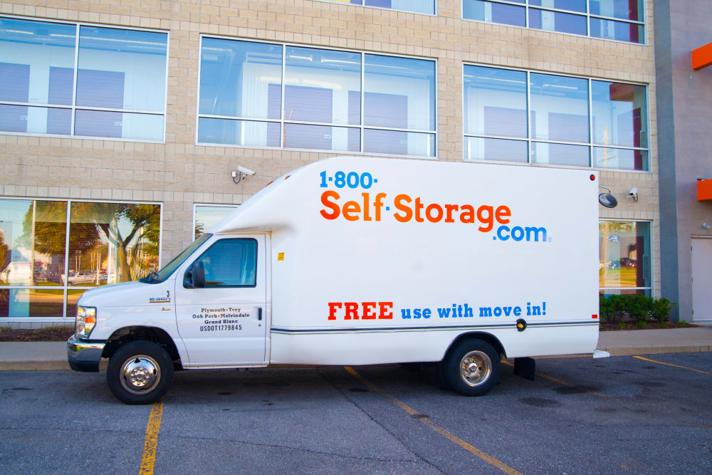 1-800-Self-Storage.com has a moving truck in Troy, Michigan