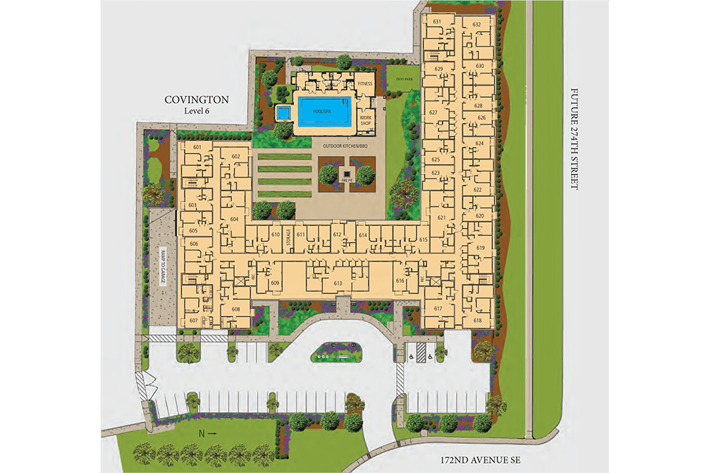Luxury studio, 1 & 2 Bedroom Senior Apartments in Covington, WA