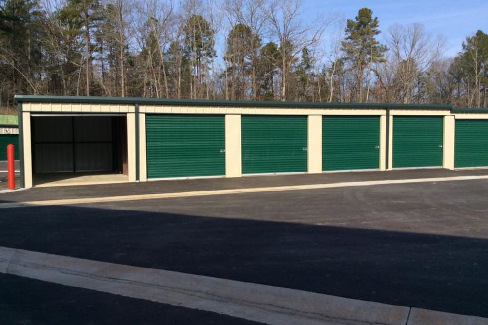 drive up unit with large door lll at Highway 10 Storage in Little Rock, Arkansas
