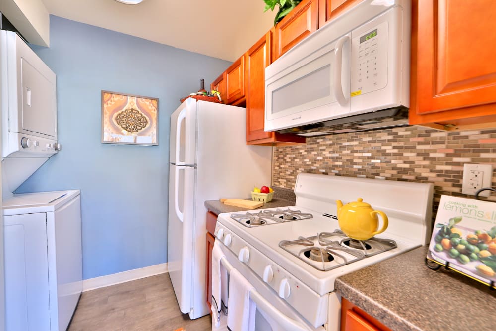 Kitchen at Briarwood Place Apartment Homes in Laurel, Maryland