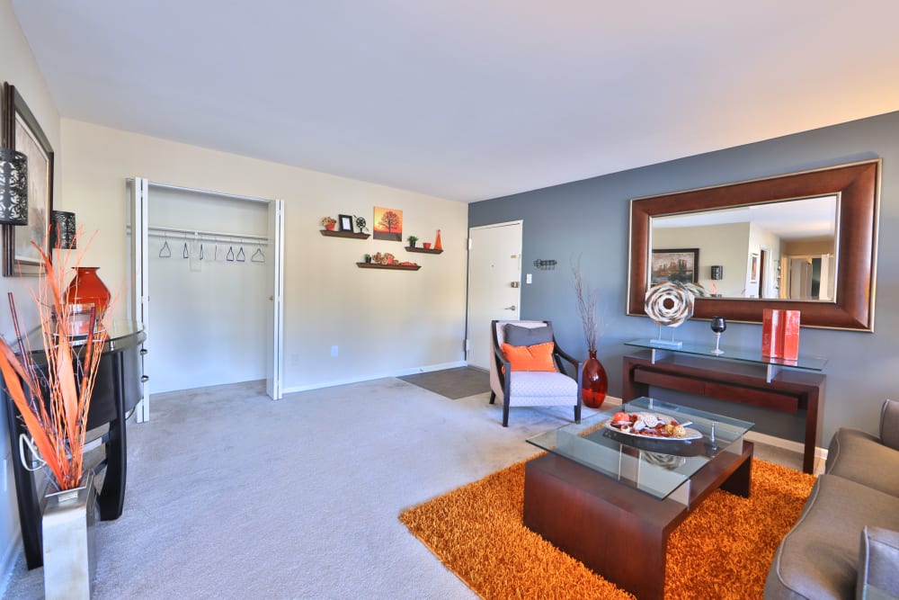 Our apartments in Laurel, Maryland showcase a spacious living room