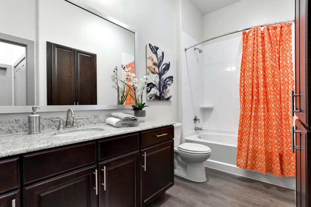 Bathroom with shower at Villas at the Rim