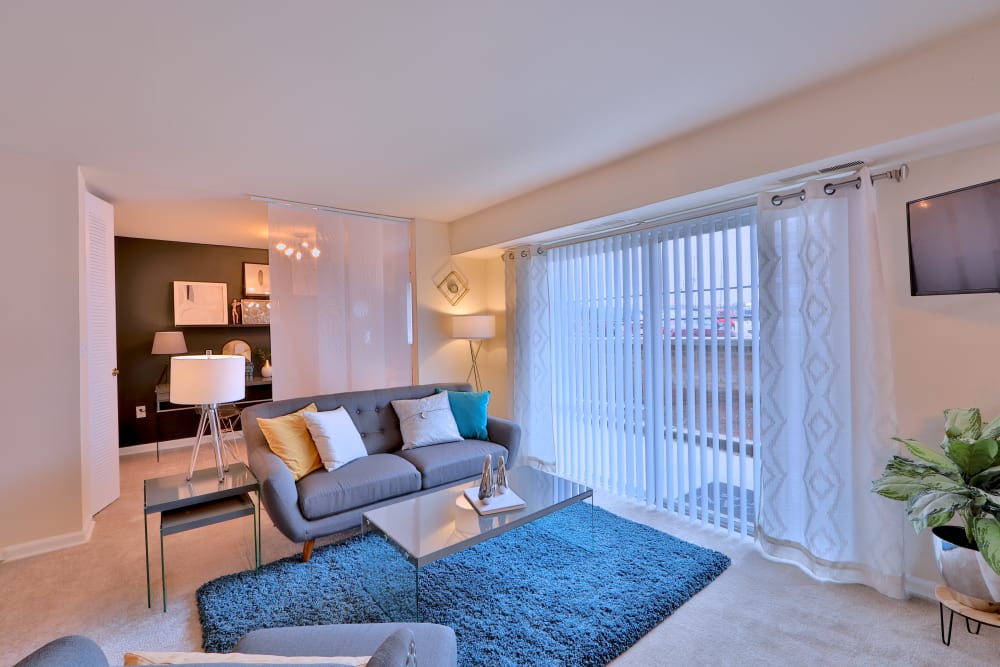 Enjoy an ample living space at Princeton Estates Apartment Homes
