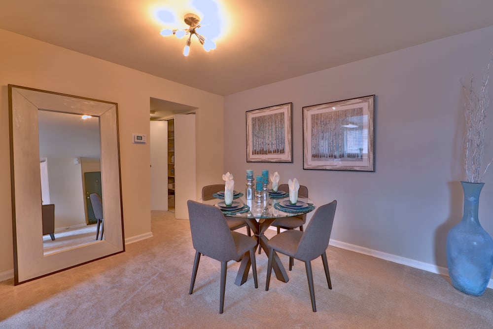 Enjoy a spacious dining room at Princeton Estates Apartment Homes