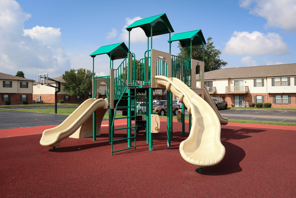 Playground at Village Green Apartments in Evansville, IN