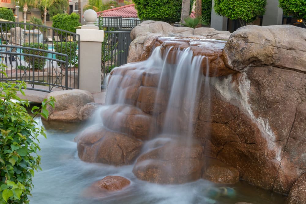 Fountain and waterscapes at San Marin at the Civic Center