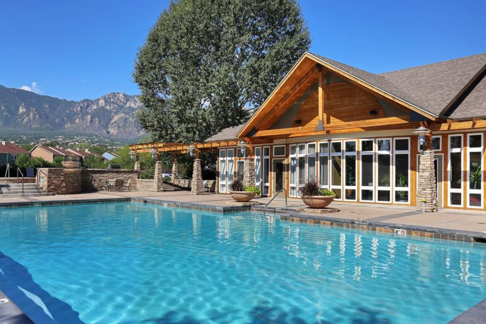 Swimming Pool at Broadmoor Ridge Apartment Homes in Colorado Springs, Colorado