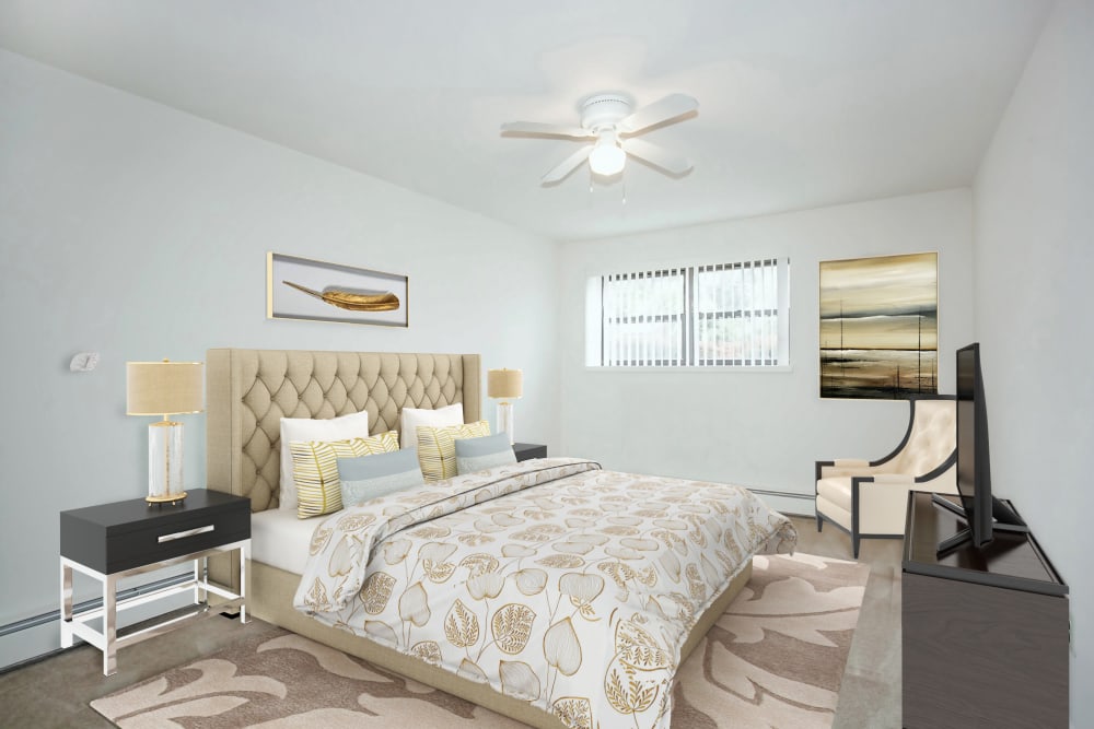 Beautiful Spacious Bedroom at Lexington House Apartment Homes in Cherry Hill, New Jersey
