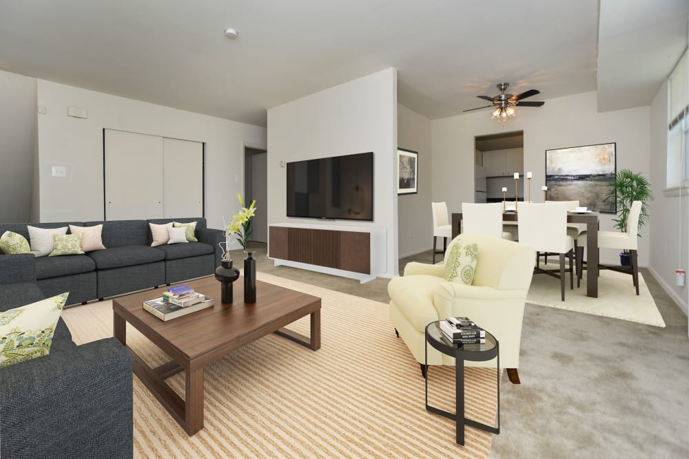 Modern Living Room at Longview Apartment Homes in Wilmington, Delaware